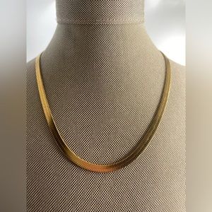 Thick Herringbone Chain with Durable Clasp, 5MM Width, 15” Length